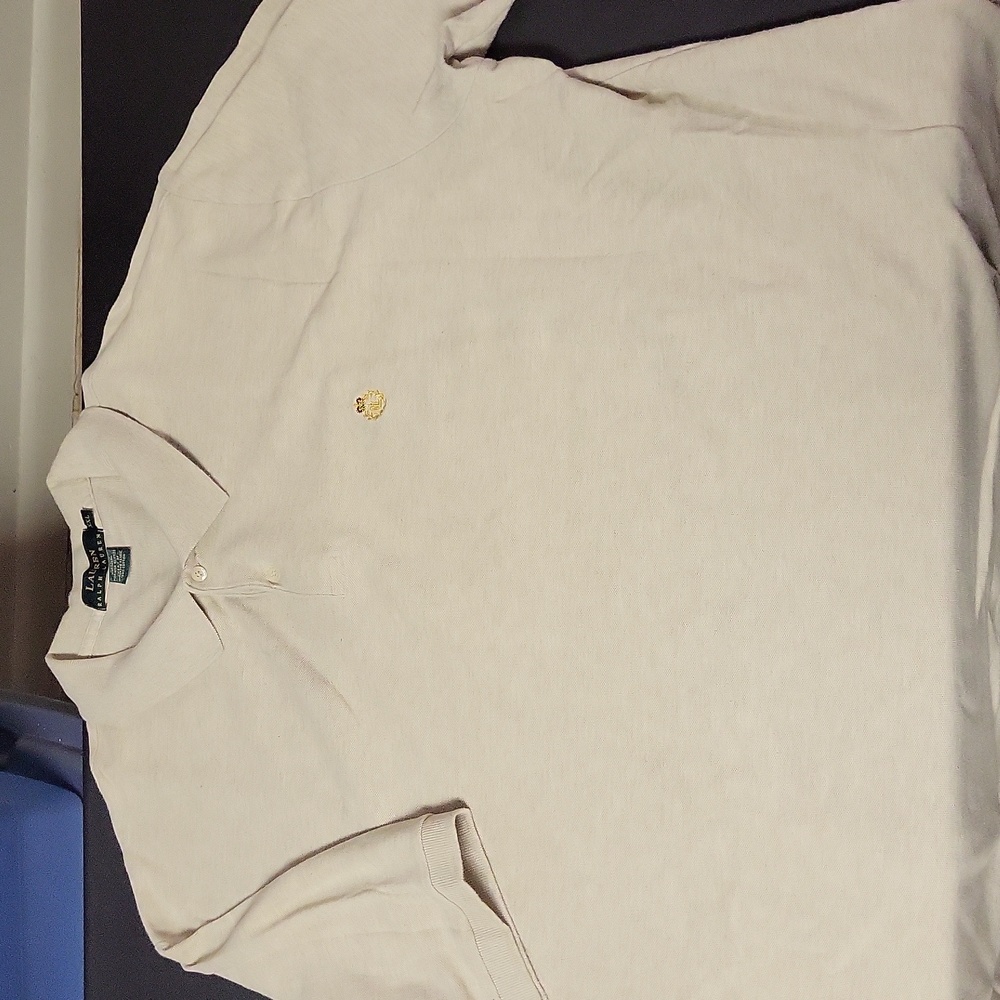 Ralph Lauren Cream Colored Polo Shirt